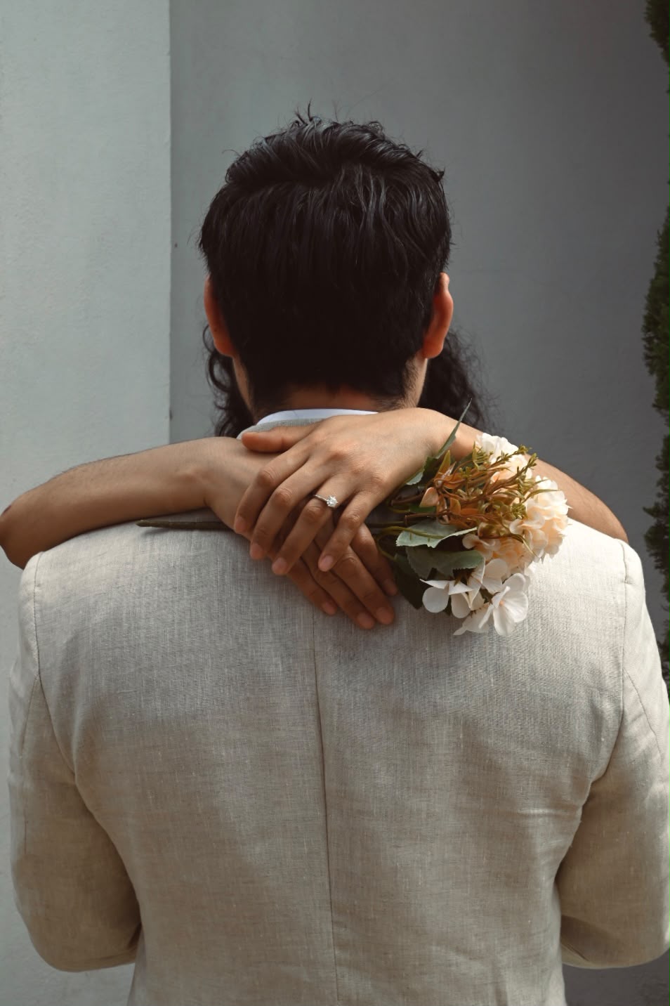 Zayra & Ivan abrazados